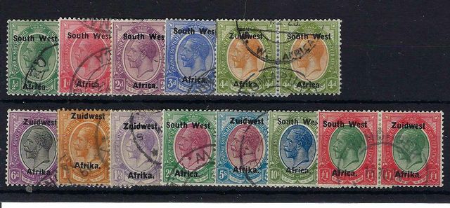Image of South West Africa/Namibia 16/27 FU